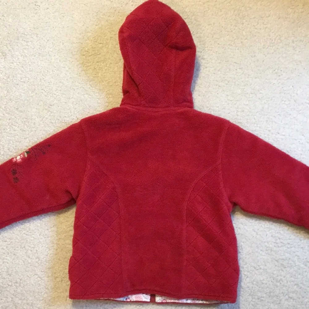 EUC Gymboree reversible hooded zip up